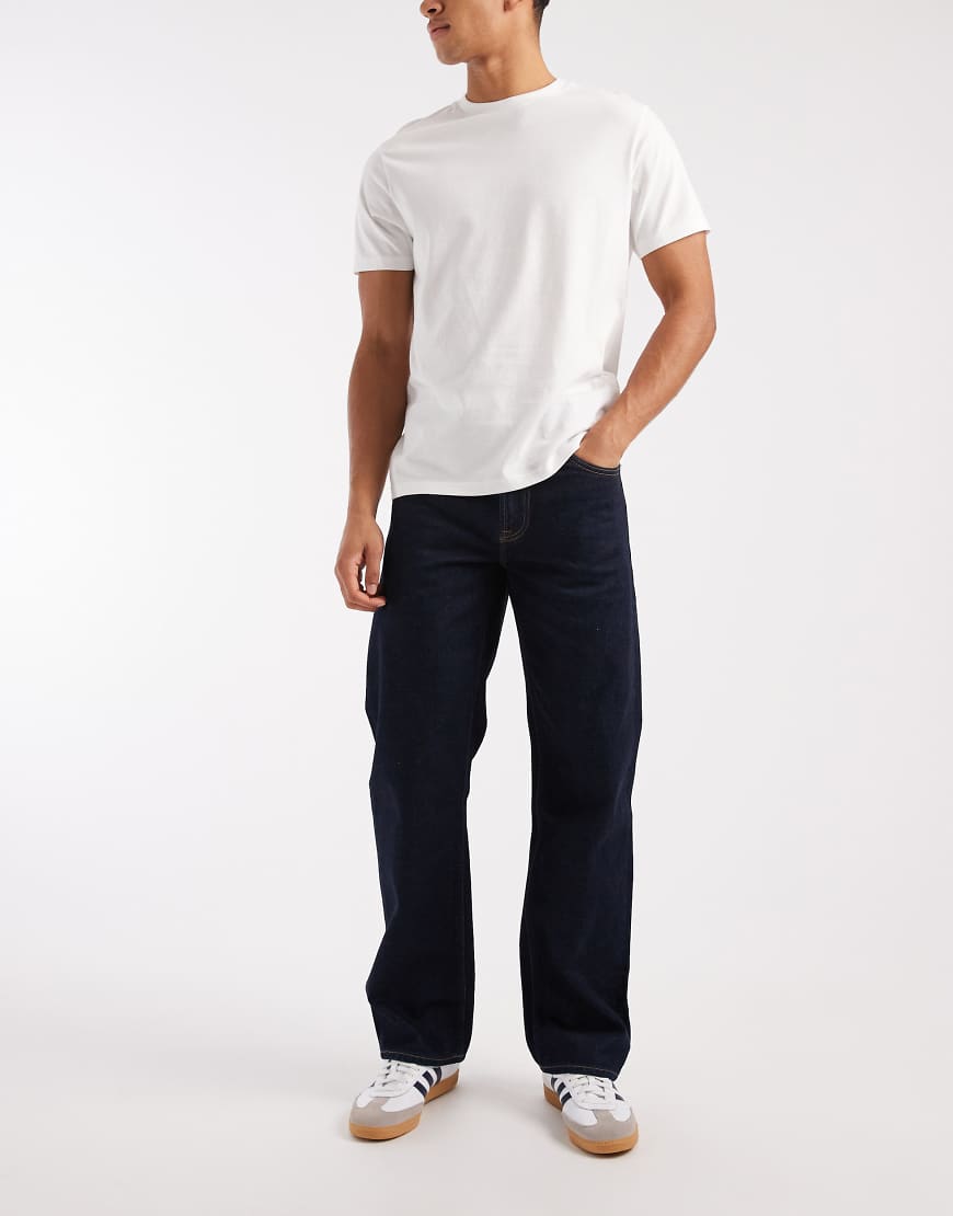 Calvin Klein Jeans - Gerade geschnittene Jeans im 90er-Stil mit klassischer Rinse-Waschung-Blau von Calvin Klein Jeans