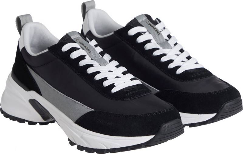 Calvin Klein Jeans HIKE RUNNER CASUAL NY-SU Sneaker Halbschuh, Freizeitschuh, Schnürschuh mit Anziehlasche von Calvin Klein Jeans