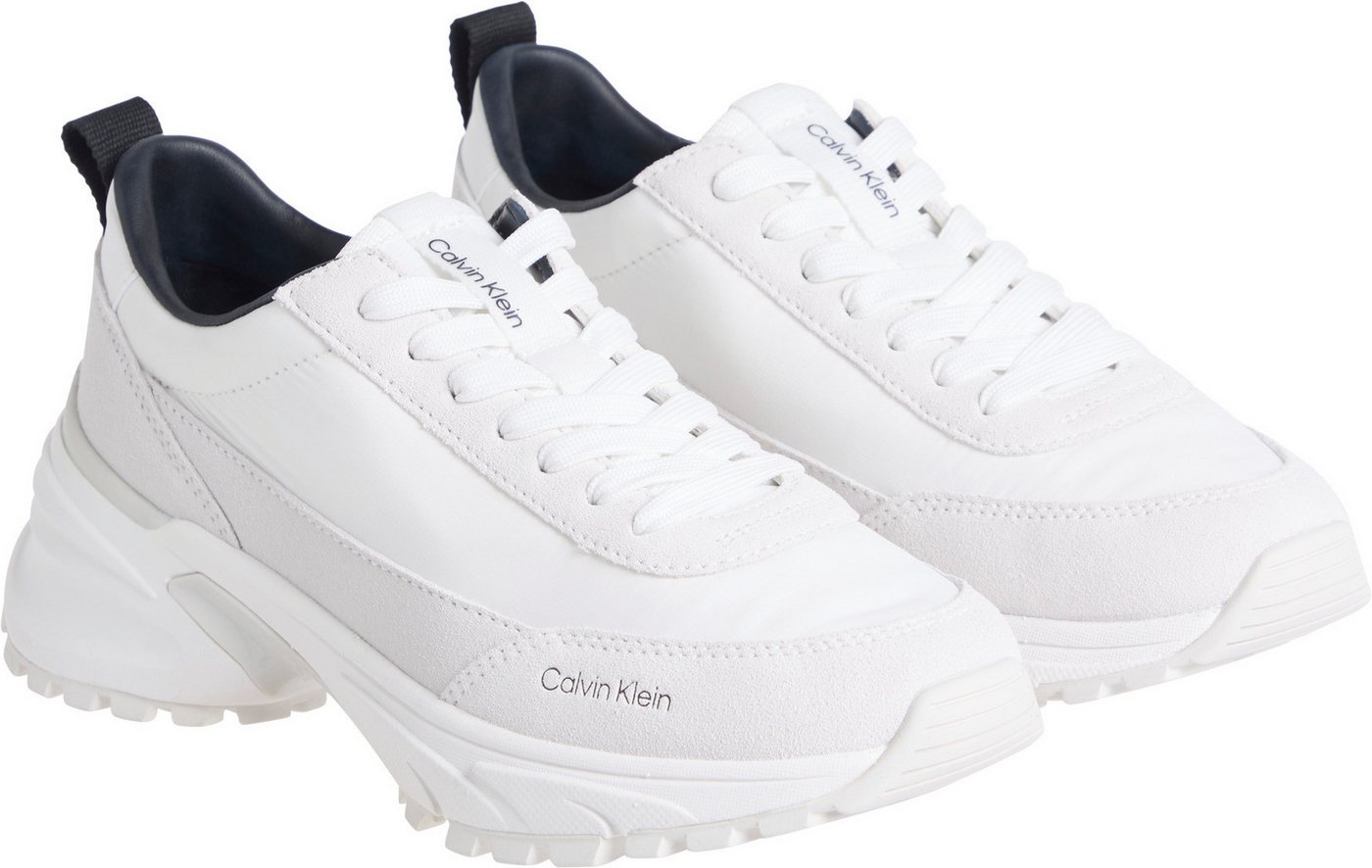 Calvin Klein Jeans HIKE RUNNER MG NYLON MIX Plateausneaker Freizeitschuh, Halbschuh, Schnürschuh mit Profilsohle von Calvin Klein Jeans