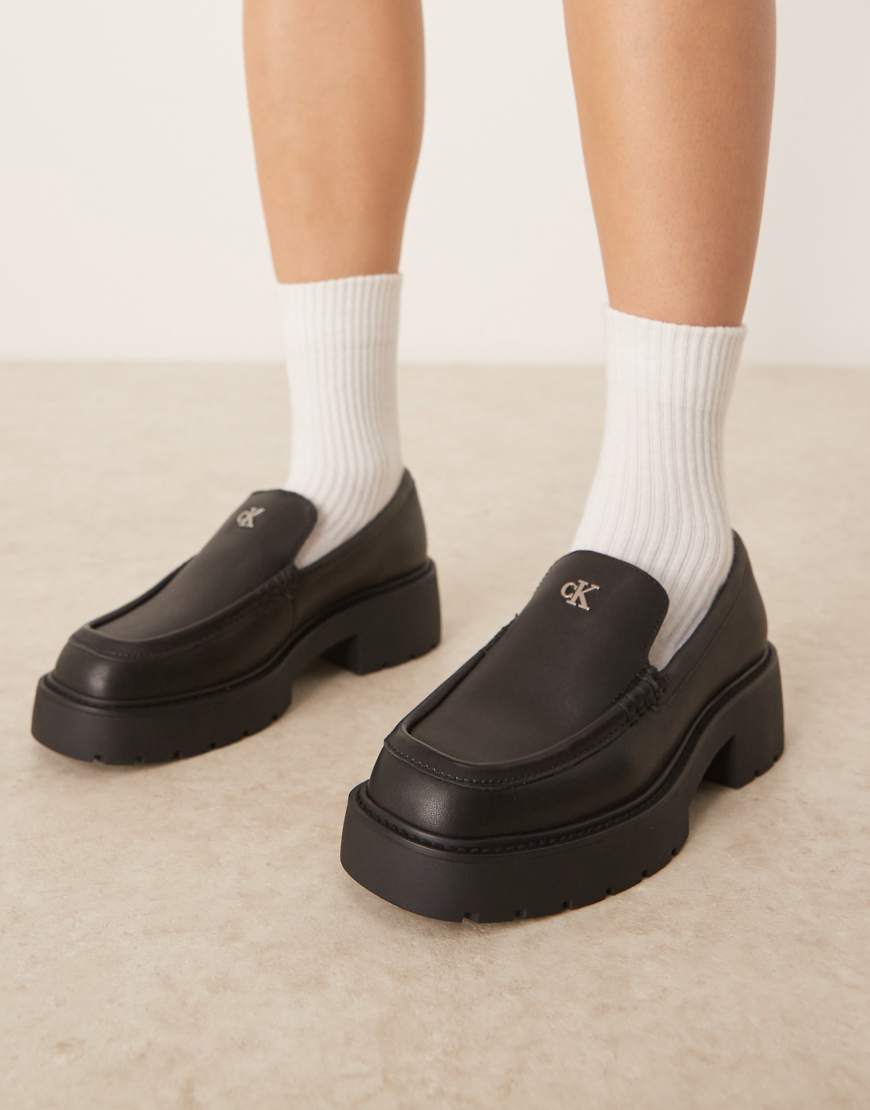 Calvin Klein Jeans - Halbschuhe in Schwarz mit dicker Sohle von Calvin Klein Jeans