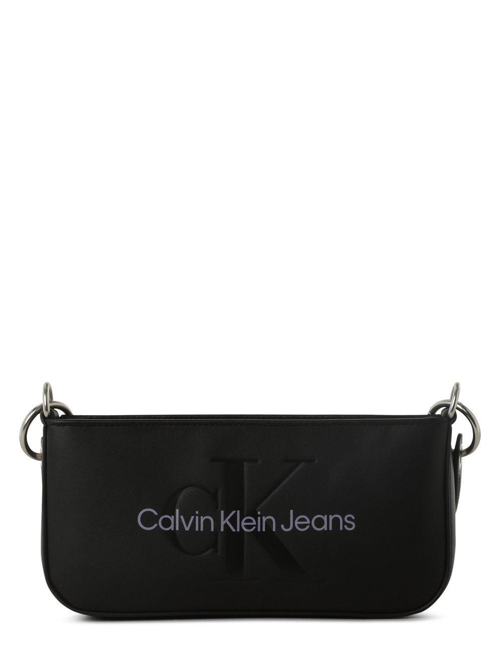 Calvin Klein Jeans Handtasche Damen Kunstleder bedruckt, schwarz von Calvin Klein Jeans