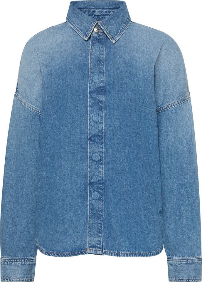 Calvin Klein Jeans Hemdbluse RLXD LNN DNM SHRT DY Mit Rundhalsausschnitt von Calvin Klein Jeans