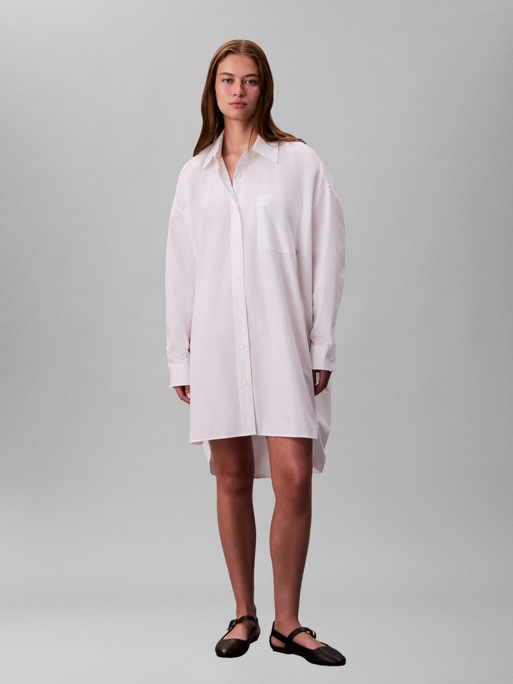 Calvin Klein Jeans Hemdblusenkleid Cotton Oversized Mini Shirtdress im Oversize-Style von Calvin Klein Jeans