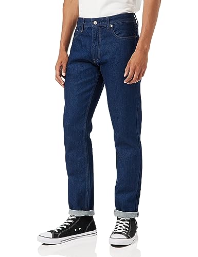 Calvin Klein Jeans Herren Authentic Straight J30J323881 Hosen, Denim (Denim Rinse), 30W / 32L von Calvin Klein Jeans