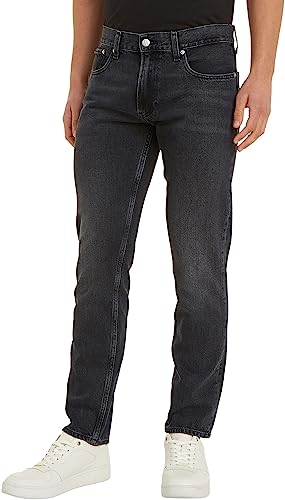 Calvin Klein Jeans Herren Jeans Authentic Straight Fit, Blau (Denim Black), 34W / 30L von Calvin Klein Jeans