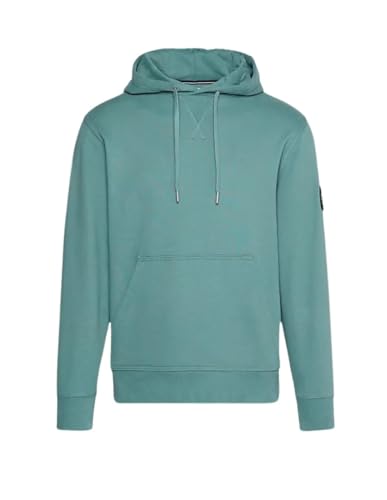 Calvin Klein Jeans Herren Hoodie Badge Hoodie mit Kapuze, Blau (Goblin Blue), L von Calvin Klein Jeans