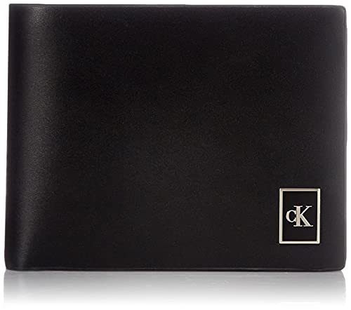 Calvin Klein Jeans Herren CKJ Monogram Plaque Reisezubehr-Reisebrieftasche, Schwarz von Calvin Klein Jeans