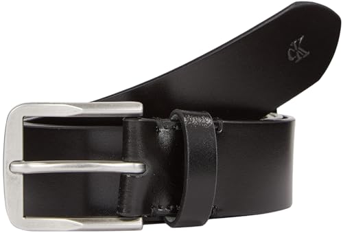 Calvin Klein Jeans Herren CLASSIC FLAT R LTHR BELT 35MM K50K511421, Black (Black), 110 von Calvin Klein Jeans