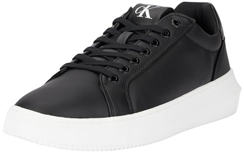Calvin Klein Herren Cupsole Sneaker Chunky Low Schuhe, Schwarz (Black/Bright White), 40 von Calvin Klein