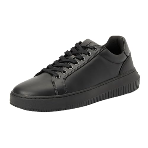 Calvin Klein Herren Cupsole Sneaker Chunky Low Schuhe, Schwarz (Triple Black), 46 von Calvin Klein