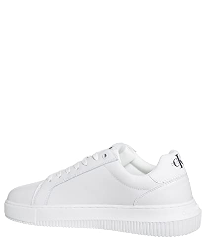 Calvin Klein Jeans Herren Chunky Sole Sneaker Chunky Cupsole Monologo Schuhe, Weiß (White), 40 von Calvin Klein Jeans