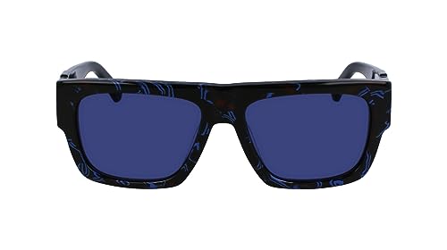 Calvin Klein Jeans Herren Ckj23654s Sonnenbrille, Blau/Braun, Einheitsgröße von Calvin Klein Jeans