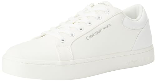 Calvin Klein Jeans Herren Cupsole Sneaker Schuhe, Weiß (Triple White), 43 von Calvin Klein Jeans