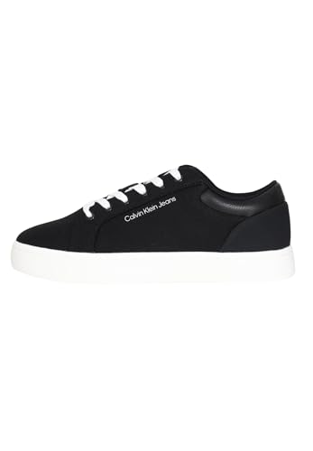 Calvin Klein Jeans Herren Cupsole Sneaker Schuhe, Schwarz (Black/Bright White), 43 von Calvin Klein Jeans