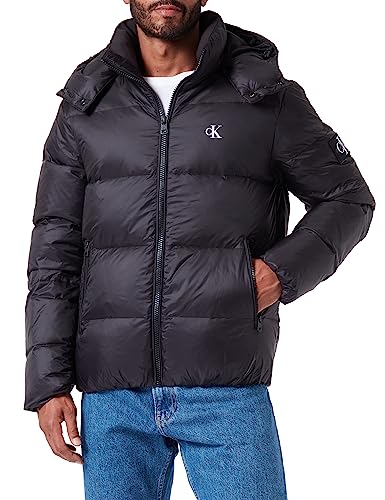 Calvin Klein Jeans Herren Daunenjacke Essentials Down Winterjacke, Schwarz (Ck Black), XXL von Calvin Klein Jeans