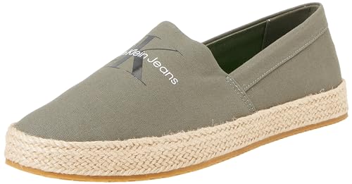 Calvin Klein Jeans Herren Espadrilles Stoffschuhe, Grün (Dusty Olive), 46 von Calvin Klein Jeans