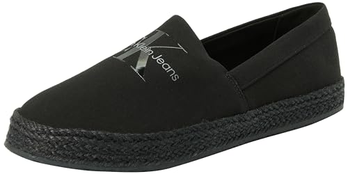 Calvin Klein Jeans Herren Espadrilles Stoffschuhe, Schwarz (Triple Black), 42 von Calvin Klein Jeans