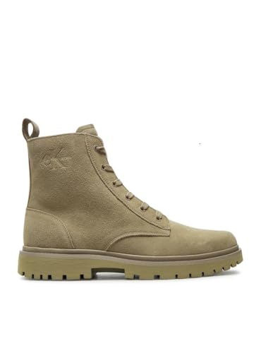 Calvin Klein Jeans Eva Boot Mid Laceup Iconic Dress Stiefel, Herren, Beige (Triple Savannah Tan), 44 Eu von Calvin Klein Jeans