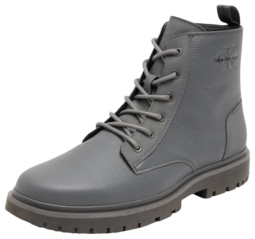 Calvin Klein Herren Mid Boot Stiefel Eva Laceup zum Schnüren, Grau (Charcoal Grey), 43 von Calvin Klein