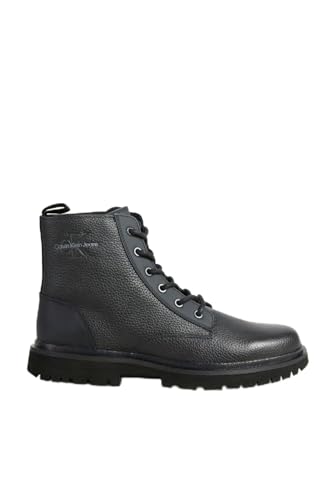 Calvin Klein Herren Mid Boot Stiefel Eva Laceup zum Schnüren, Schwarz (Triple Black), 45 von Calvin Klein
