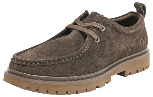 Calvin Klein Herren Boat Schuhe Hybrid Apron Laceup Shoe Schuhe, Braun (Triple Slate Black), 45 von Calvin Klein
