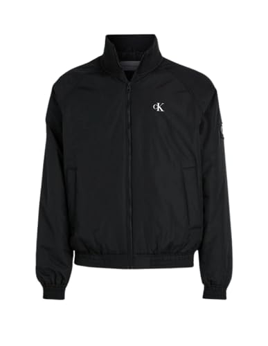 Calvin Klein Jeans Herren Padded Harrington J30J323466 Gepolsterte Jacken, Schwarz (Ck Black), XS von Calvin Klein Jeans