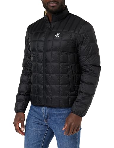 Calvin Klein Jeans Herren Jacke Ultra Light Down Jacket Steppjacke, Schwarz (Ck Black), L von Calvin Klein Jeans