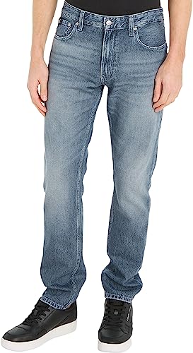 Calvin Klein Jeans Herren Jeans Authentic Straight Fit, Grau (Denim Grey), 28W / 30L von Calvin Klein Jeans