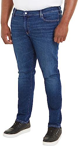 Calvin Klein Jeans Herren Jeans Skinny Plus Stretch, Blau (Denim Dark), 46W / 34L von Calvin Klein Jeans