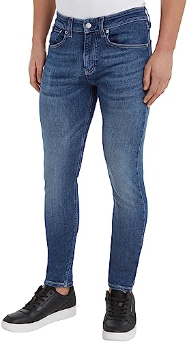 Calvin Klein Jeans Herren Jeans Skinny Stretch, Blau (Denim Dark), 29W / 34L von Calvin Klein Jeans
