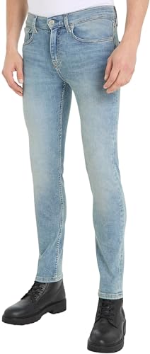 Calvin Klein Jeans Herren Jeans Skinny Stretch, Blau (Denim Light), 32W / 30L von Calvin Klein Jeans