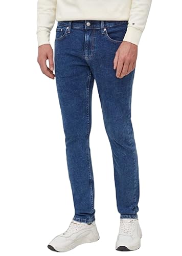 Calvin Klein Jeans Herren Jeans Slim Fit, Blau (Denim Dark), 31W / 32L von Calvin Klein Jeans