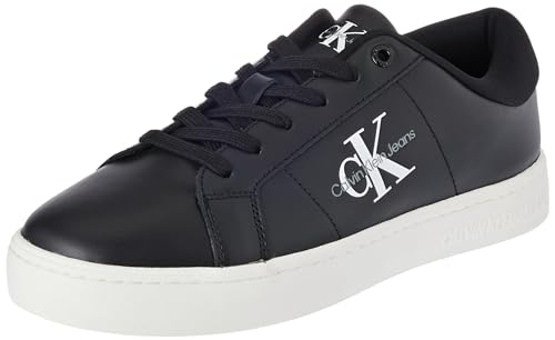 Calvin Klein Jeans Men CLASSIC CUPSOLE LOW LACEUP LTH, Black/Bright White, 40 EU von Calvin Klein