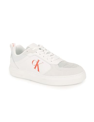 Calvin Klein Jeans Herren Cupsole Sneaker Casual Xray Schuhe, Weiß (White), 44 von Calvin Klein Jeans