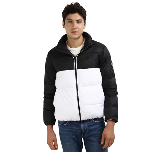 Calvin Klein Jeans Herren Pufferjacke Übergangsjacke, Schwarz (Ck Black), XS von Calvin Klein