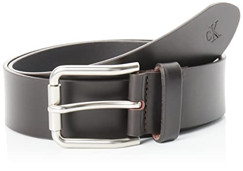 Calvin Klein Jeans Herren Roller Classic Belt 40MM K50K509890 Gürtel, Schwarz (Bitter Brown), 85 von Calvin Klein Jeans