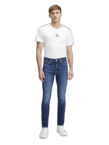 Calvin Klein Jeans Herren Slim J30J323686 Hosen, Denim (Denim Dark), 32W / 30L von Calvin Klein Jeans