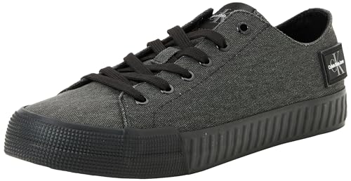 Calvin Klein Jeans Herren Vulcanized Sneaker Schuhe, Schwarz (Black), 44 von Calvin Klein Jeans