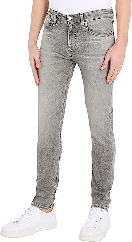 Calvin Klein Jeans Herren Skinny J30J323864 Hosen, Denim (Denim Grey), 29W / 34L von Calvin Klein Jeans