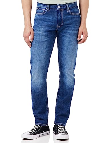 Calvin Klein Jeans Herren Slim J30J323686 Hosen, Denim (Denim Dark), 38W / 32L von Calvin Klein Jeans