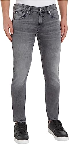 Calvin Klein Jeans Herren Slim J30J323861 Hosen, Denim (Denim Grey), 38W / 34L von Calvin Klein Jeans