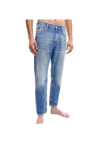 Calvin Klein Jeans Herren Slim Taper J30J323850 Hosen, Denim (Denim Dark), 34W / 32L von Calvin Klein Jeans