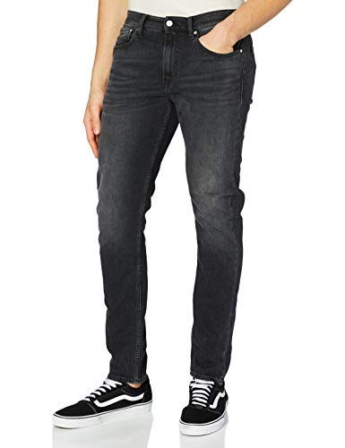 Calvin Klein Jeans Herren Narrow Cone Jeans, Denim Black, 29W / 34L EU von Calvin Klein