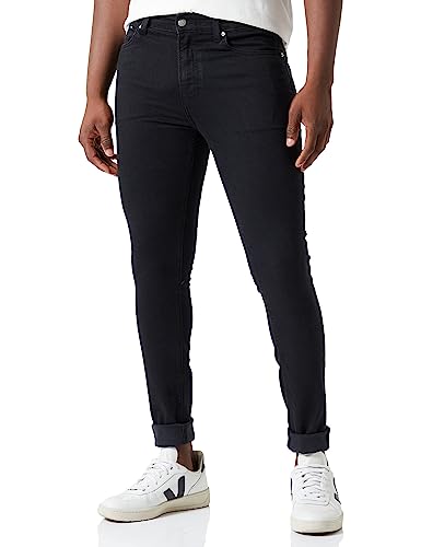 Calvin Klein Jeans Herren SUPER Skinny J30J323694 Hosen, Denim (Denim Black), 40W / 34L von Calvin Klein Jeans