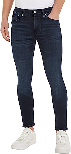 Calvin Klein Jeans Herren SUPER Skinny J30J323869 Hosen, Denim (Denim Dark), 28W / 34L von Calvin Klein Jeans