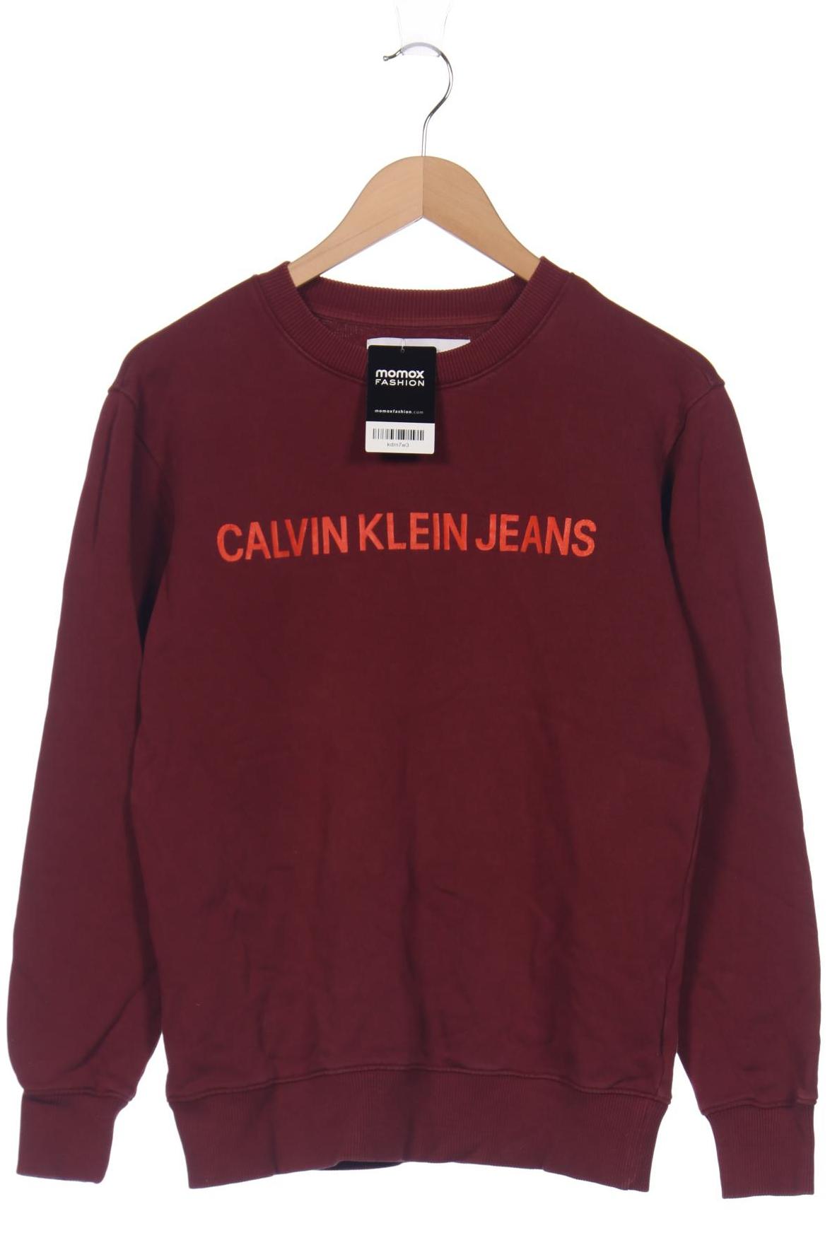 Calvin Klein Jeans Herren Sweatshirt, bordeaux von Calvin Klein Jeans