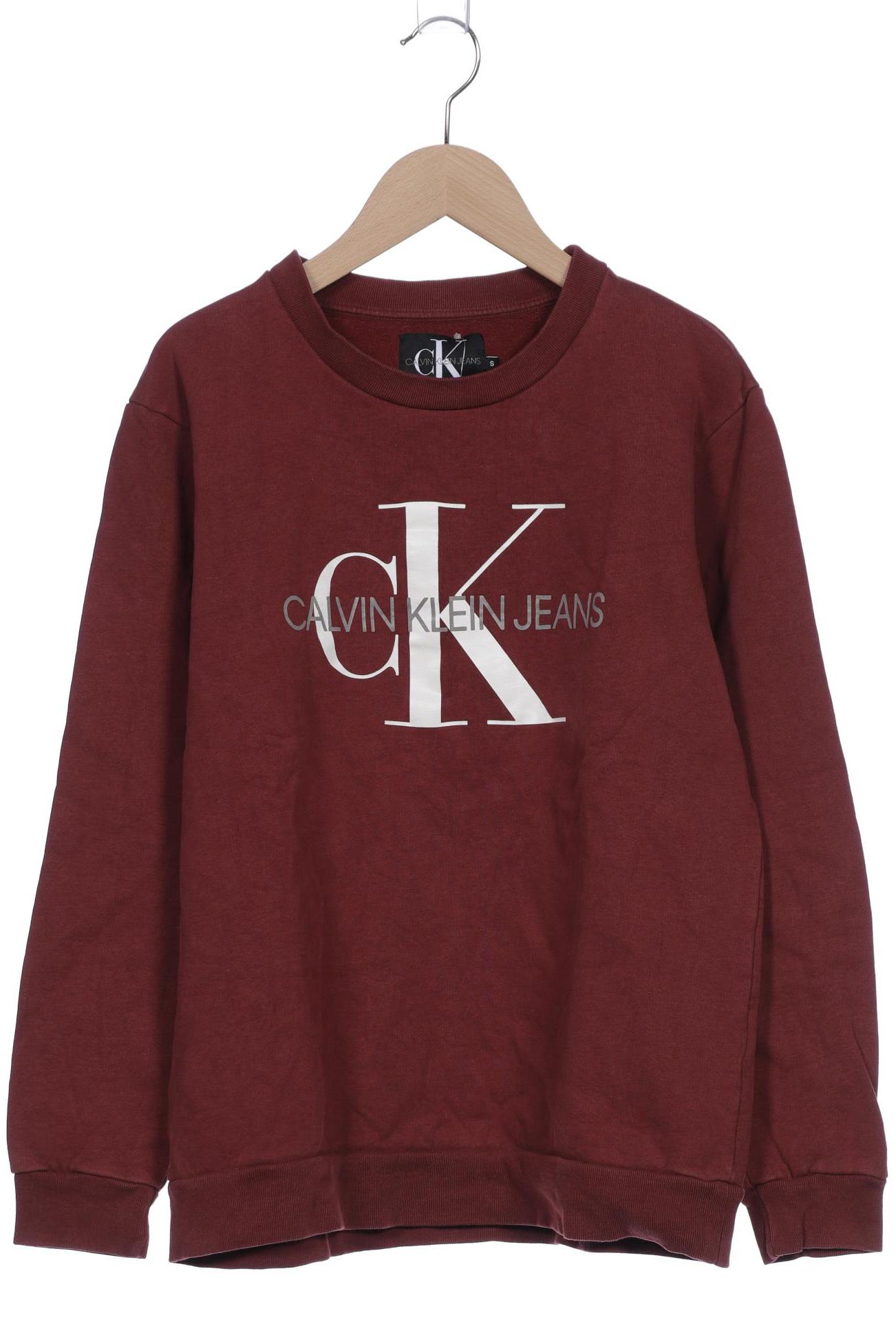 Calvin Klein Jeans Herren Sweatshirt, bordeaux von Calvin Klein Jeans