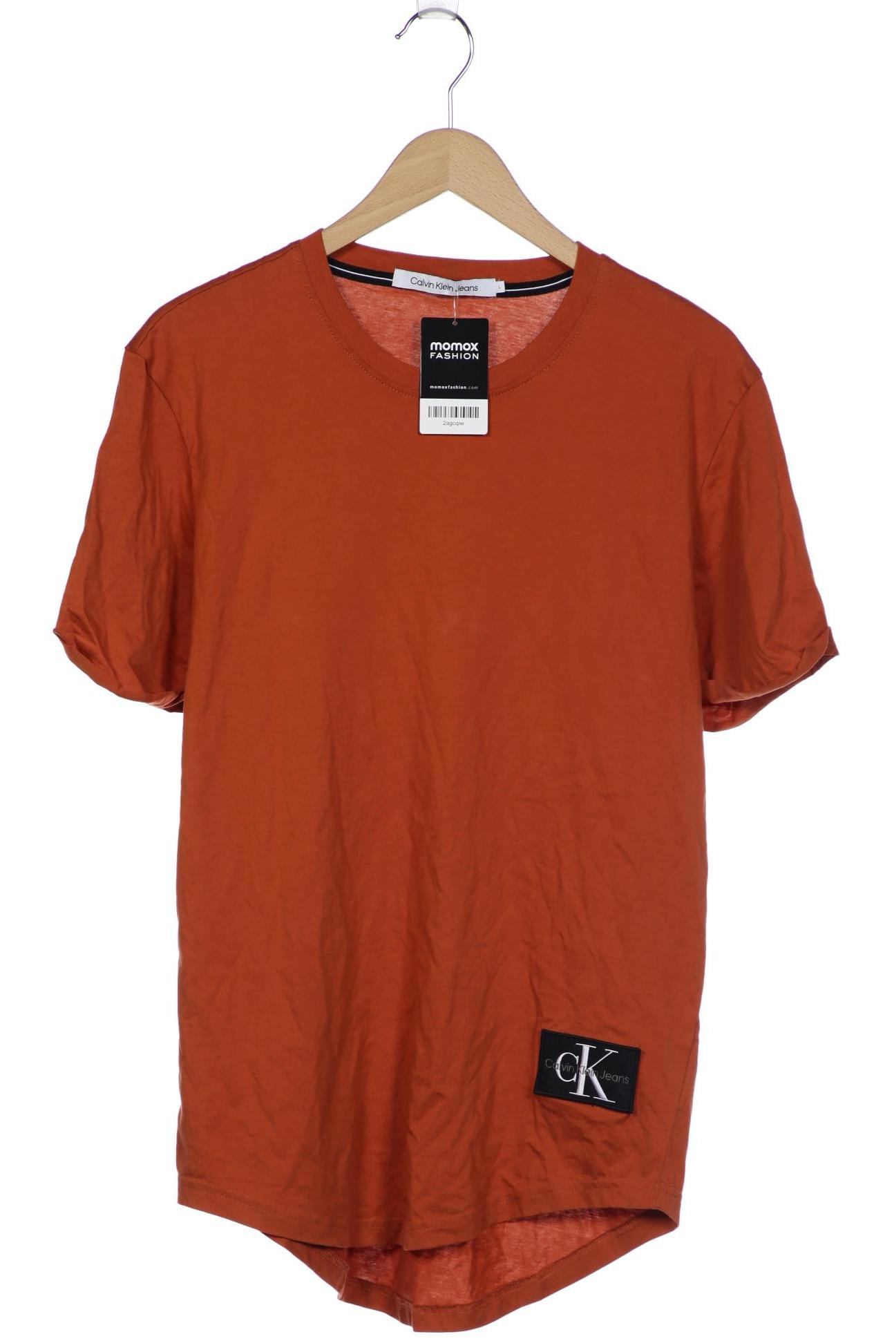 Calvin Klein Jeans Herren T-Shirt, orange von Calvin Klein Jeans