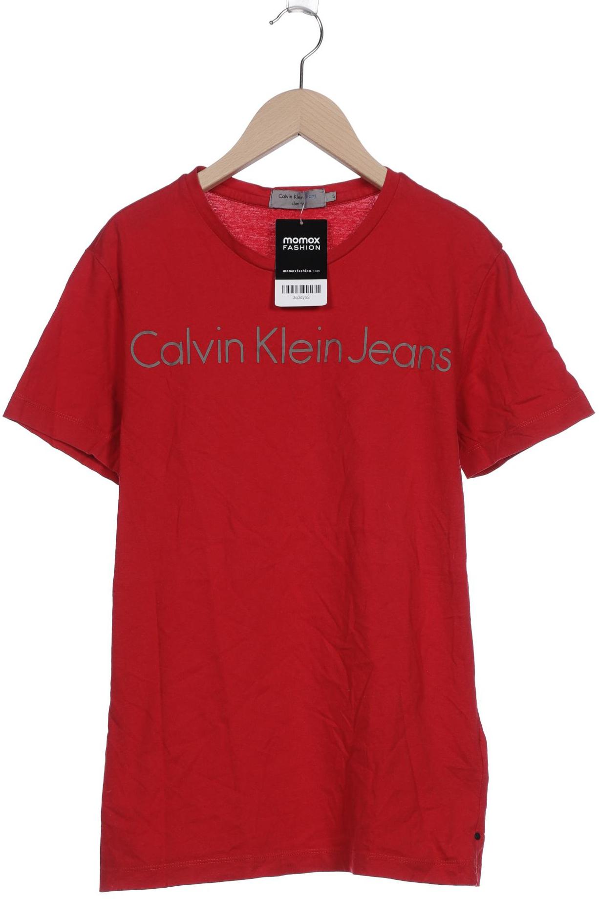 Calvin Klein Jeans Herren T-Shirt, rot von Calvin Klein Jeans