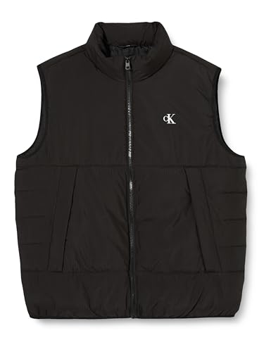 Calvin Klein Jeans Herren Weste Lightweight Padded Vest Steppweste, Schwarz (Ck Black), L von Calvin Klein Jeans